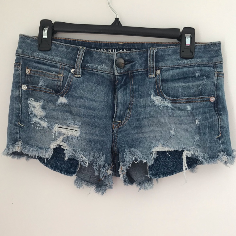 American Eagle distressed shorts